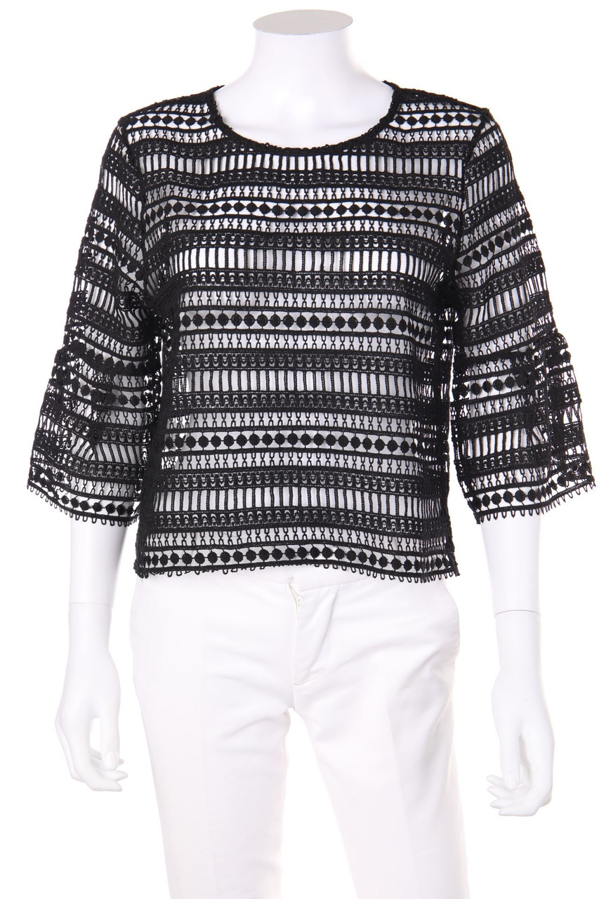 Cherry Koko - Bluse aus Lochspitze - M