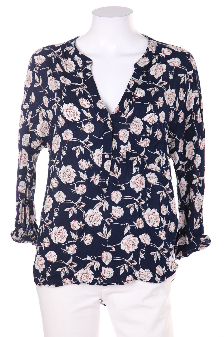 Chicorée - Print-Bluse mit Batwing-Ärmeln - S