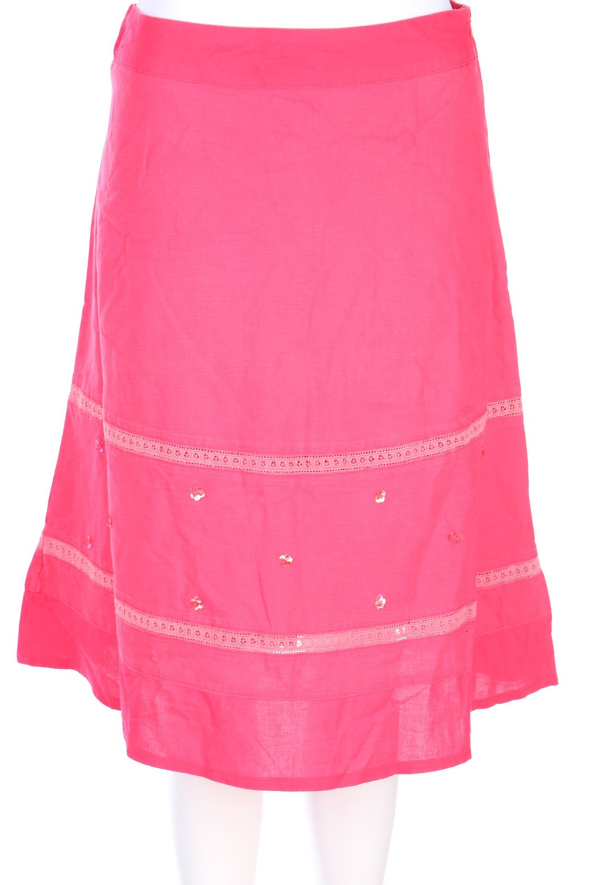 VERO MODA - Rock aus Leinen-Mix - D 36