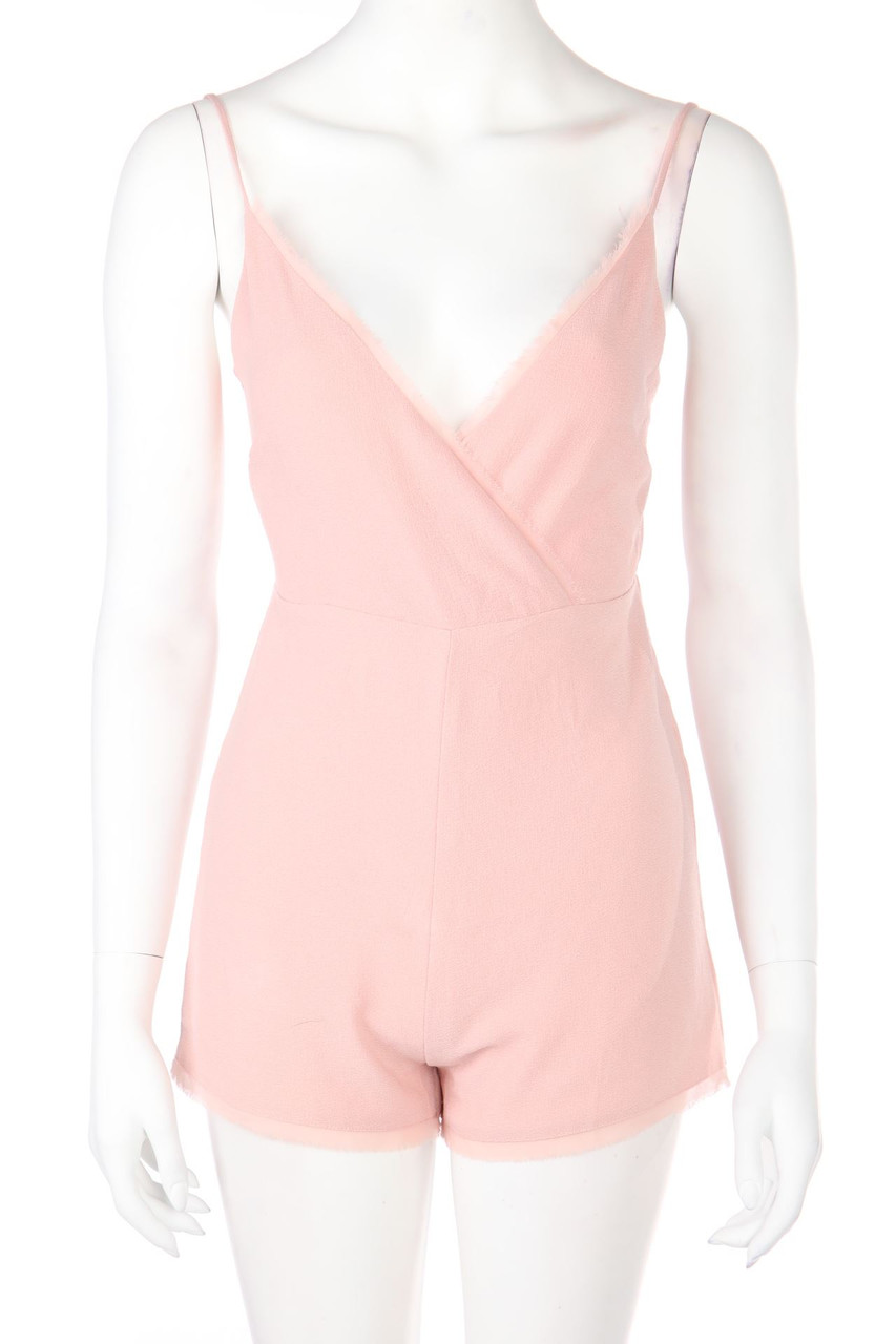 PULL&BEAR - Playsuit in Wickel-Optik - S