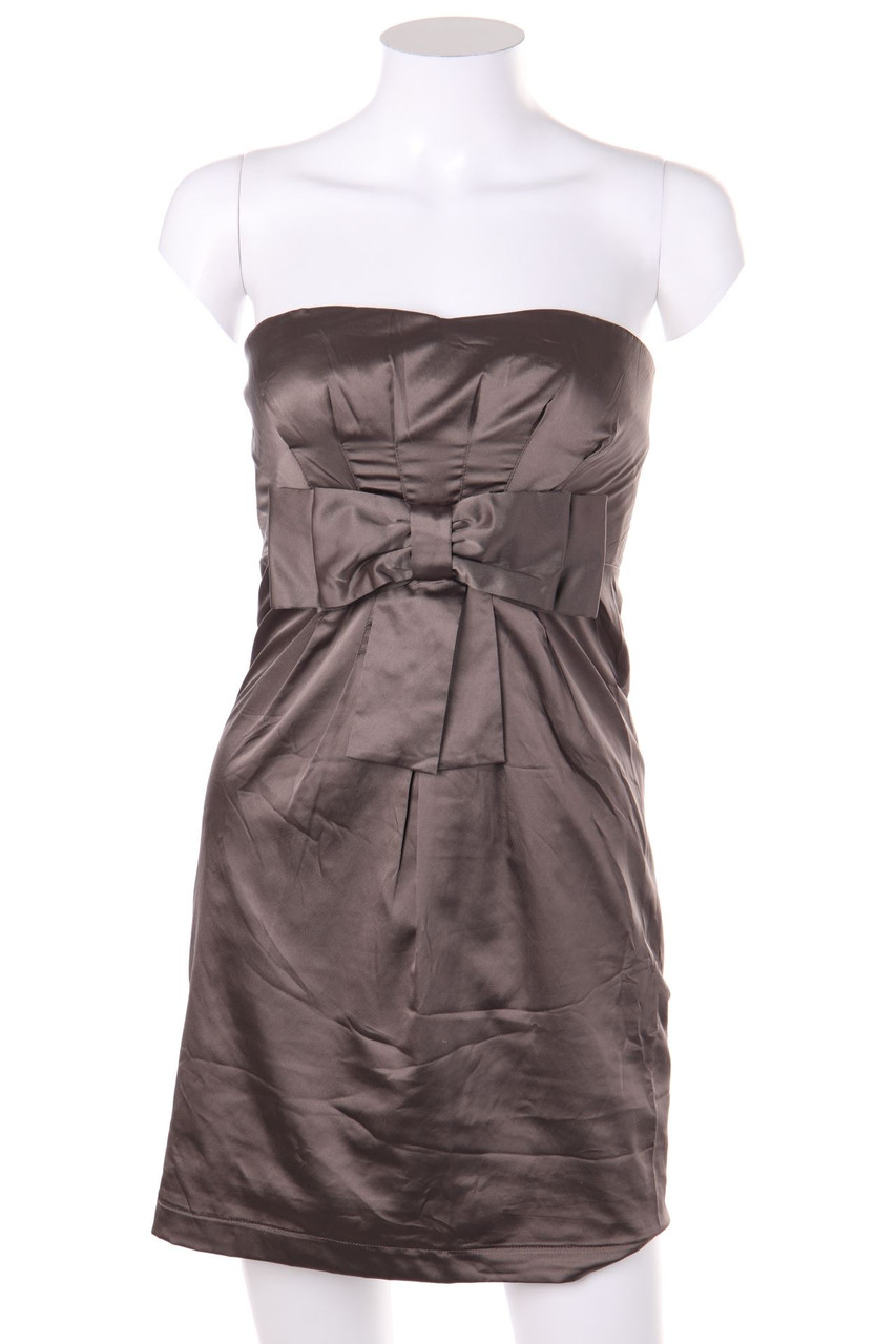 VILA - Bandeau-Party-Kleid mit Schleife - XS