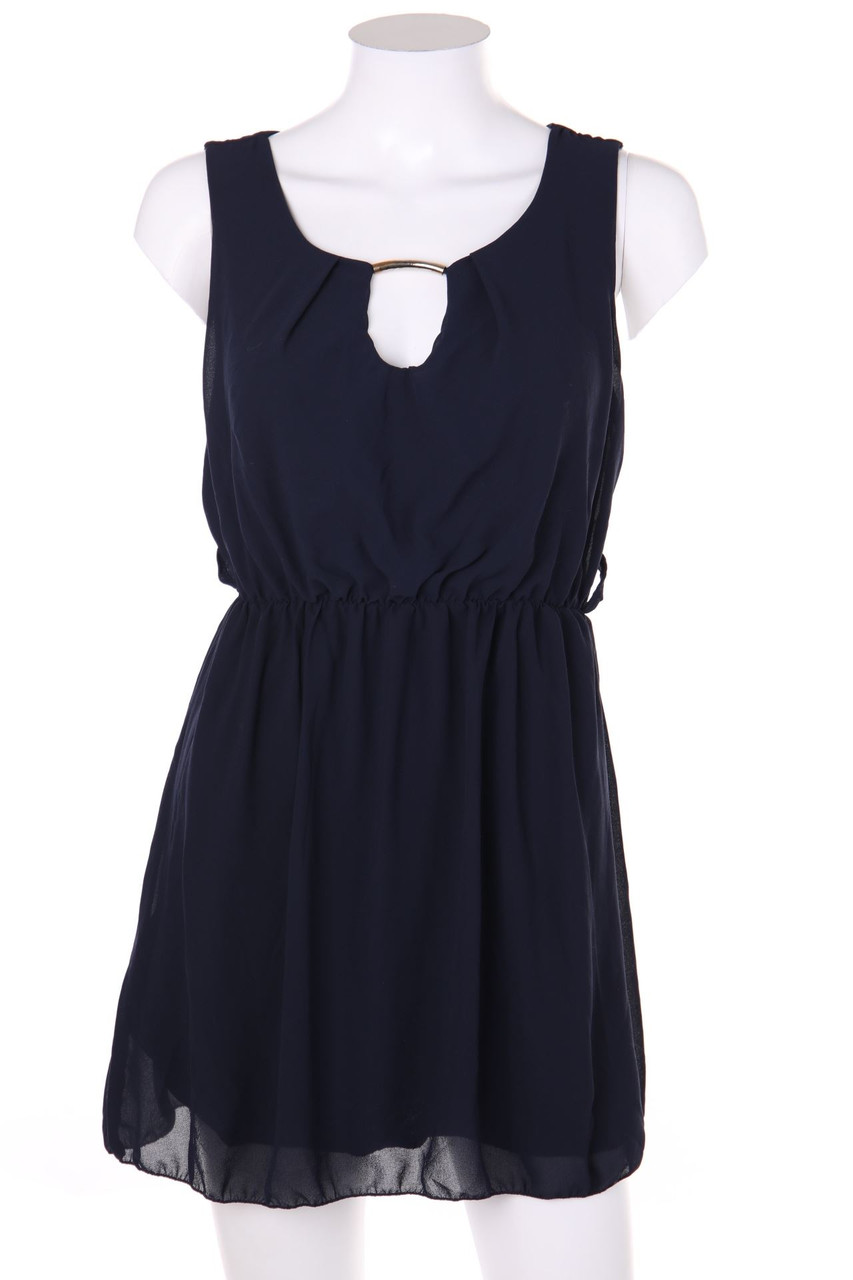 COLLOSEUM - Chiffon-Kleid mit Gummizug - M