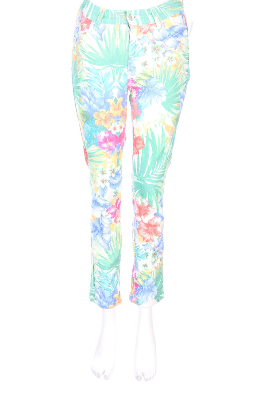 ANGELS - Skinny-Jeans mit Tropical Print - W29