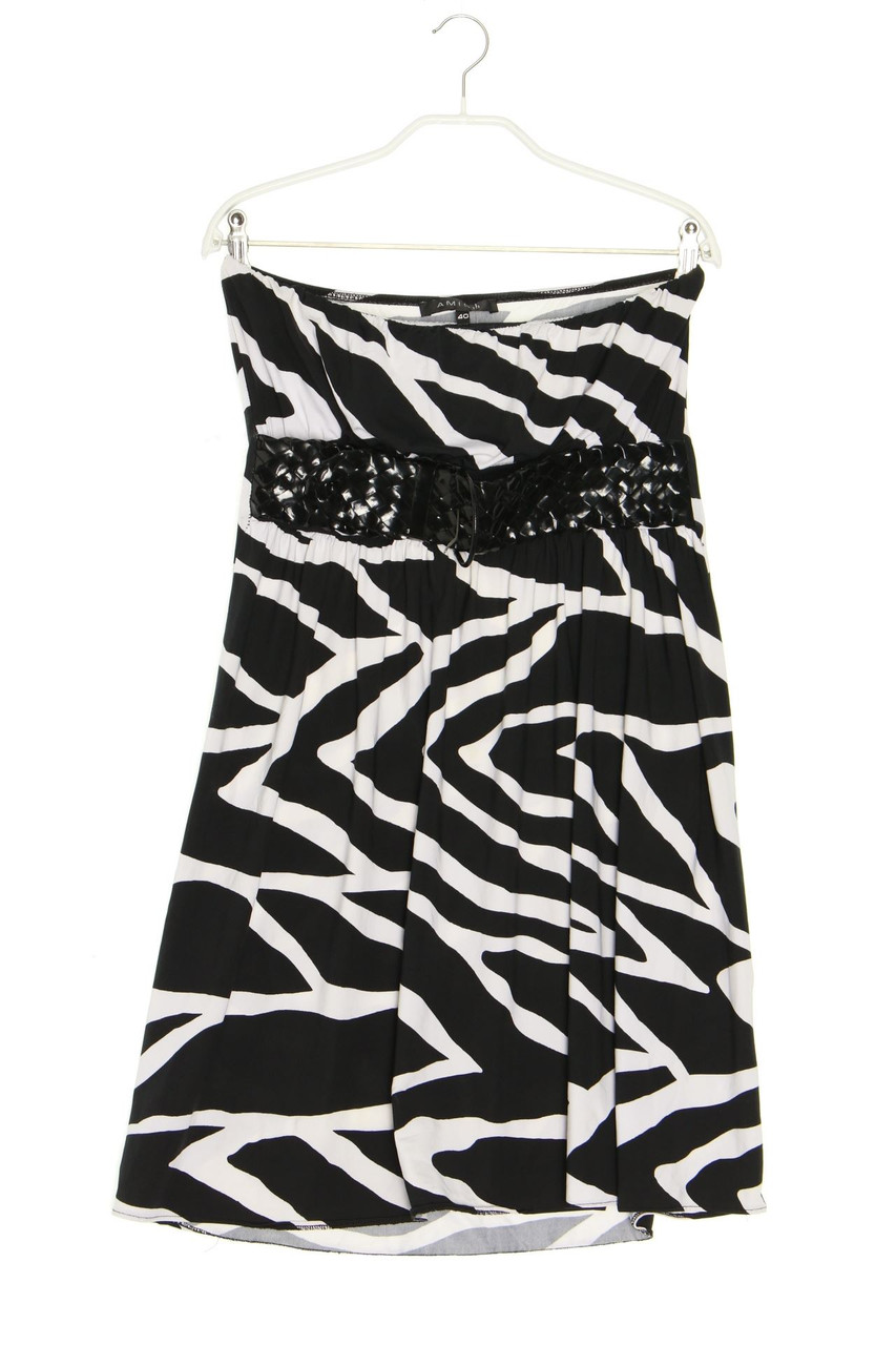 AMISU - Kleid mit Gürtel - D 40