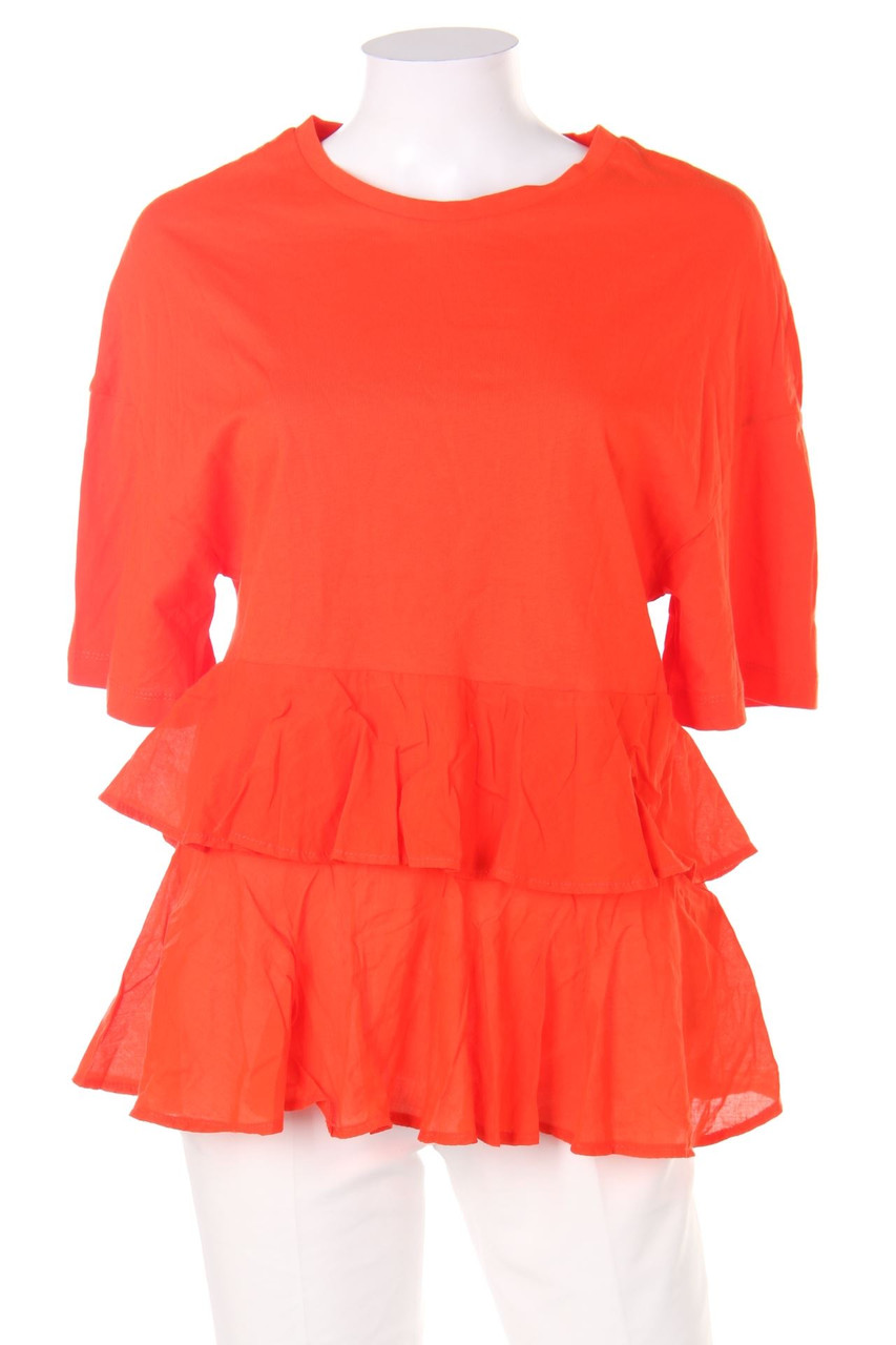 H&M - Shirt mit Volants - XS