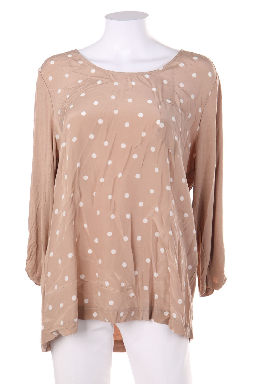 JJB BENSON - 3/4-Arm-Shirt aus Viskose-Mix mit Punkten - XL