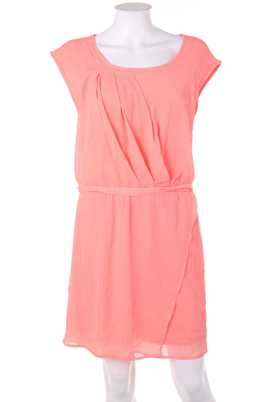 Street One - Chiffon-Kleid in Wickel-Optik mit Gummizug - D 38