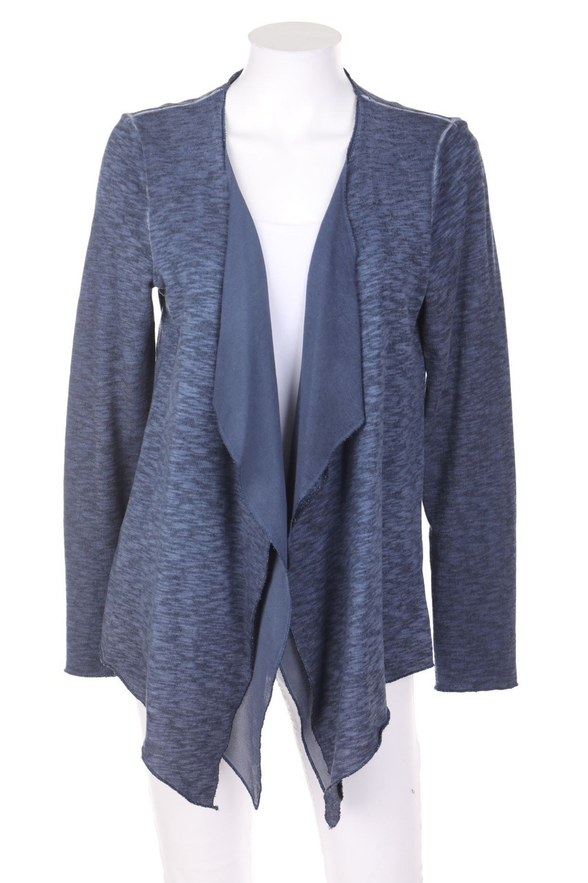 Ohne Label - Garment Dyed-Sweatjacke im Layer Look - XL