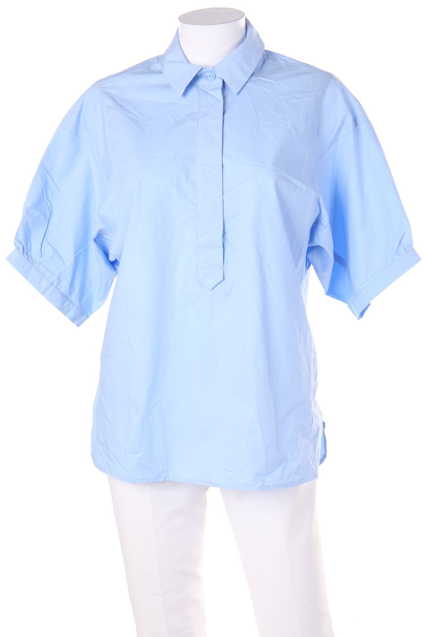 H&M - Oversize-Kurzarm-Bluse - D 36