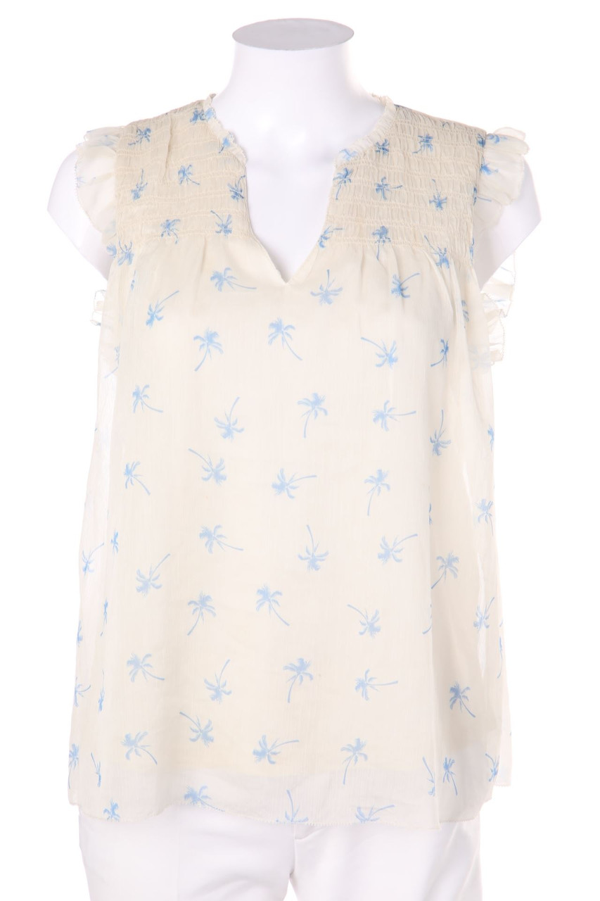 H&M - Blusentop mit Tropical Print - D 36