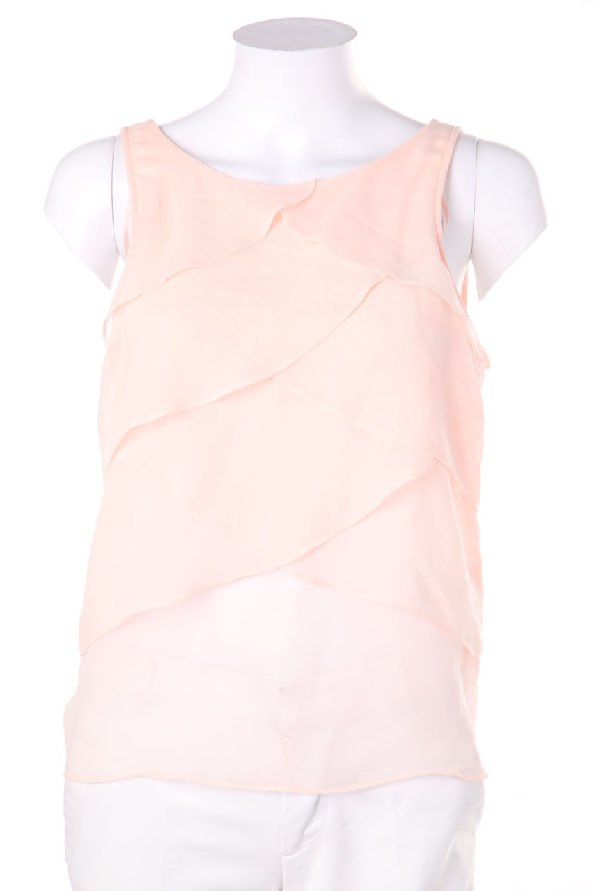 ZARA - Blusentop im Layer Look mit Volants - XS