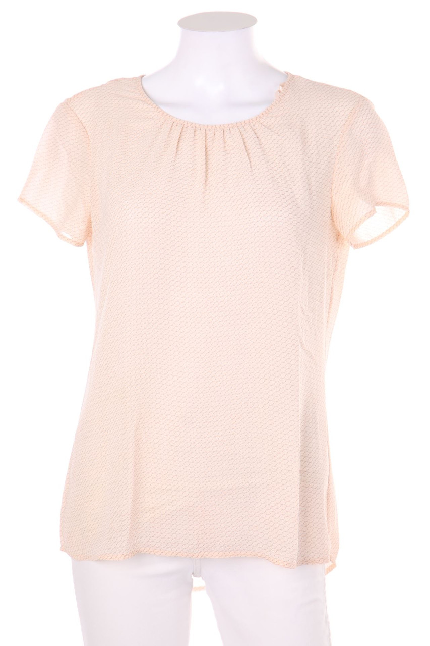 s.Oliver PREMIUM - Kurzarm-Bluse mit Muster - D 34