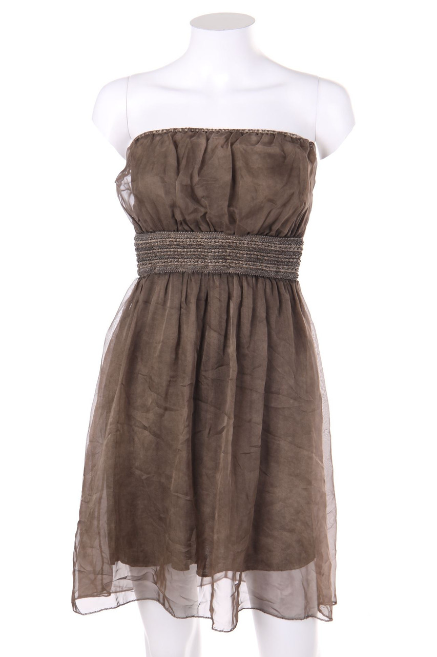 NEW COLLECTION - Bandeau-Kleid mit Seide - D 36