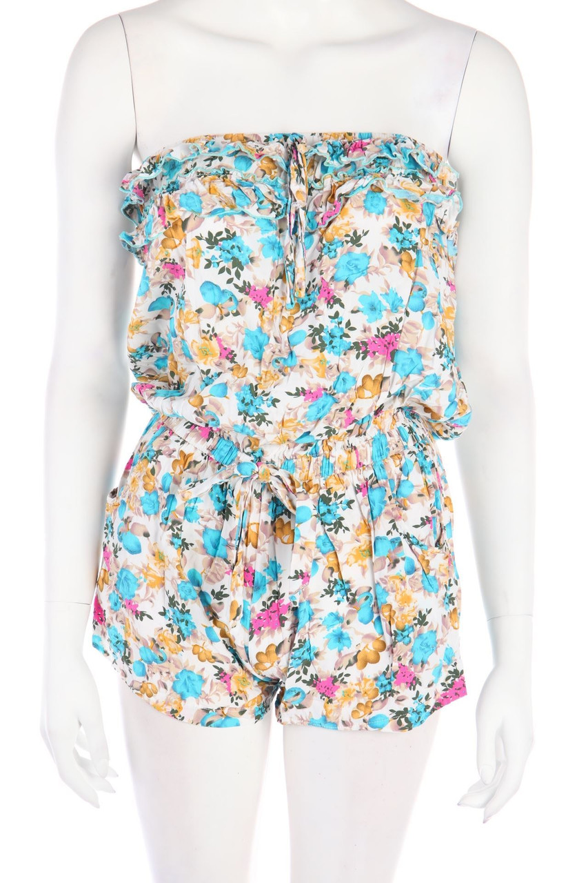 Ohne Label - Playsuit mit Rüschen - D 36