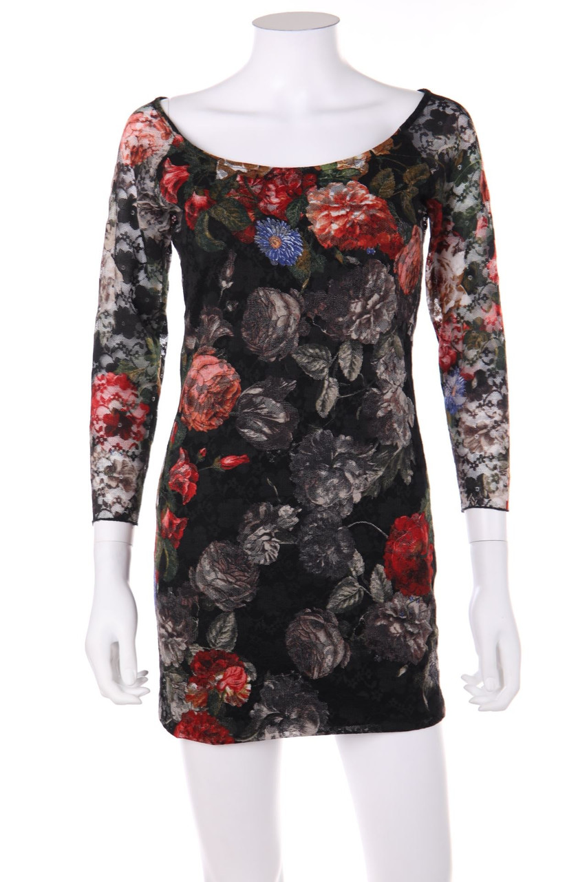 GUARAPO - Mini-Kleid mit Blumen-Print - D 36-38