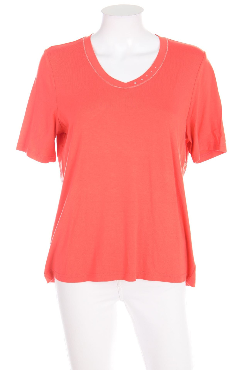 golléhaug - Kurzarm-Shirt mit Strass-Steinen - D 42