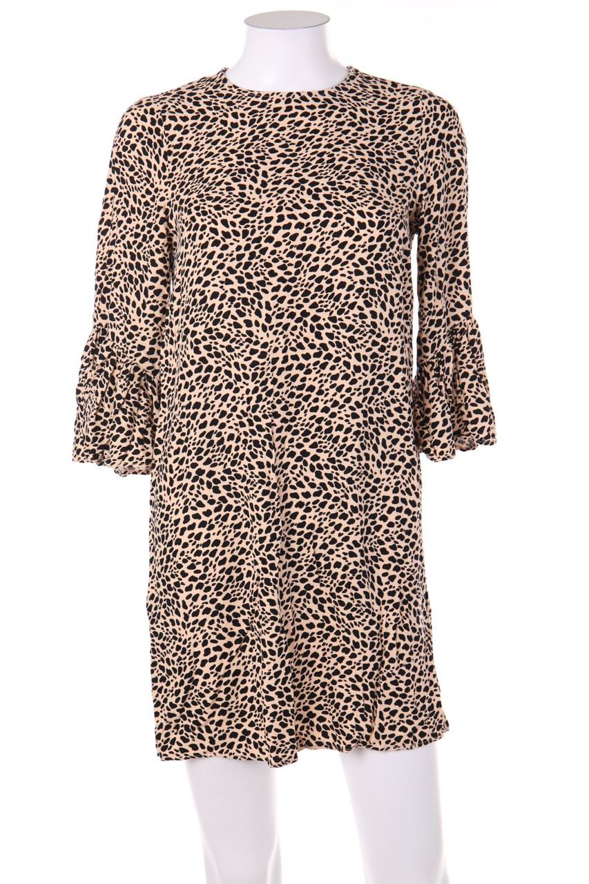 H&M - Shift-Kleid mit Leo-Print - D 34