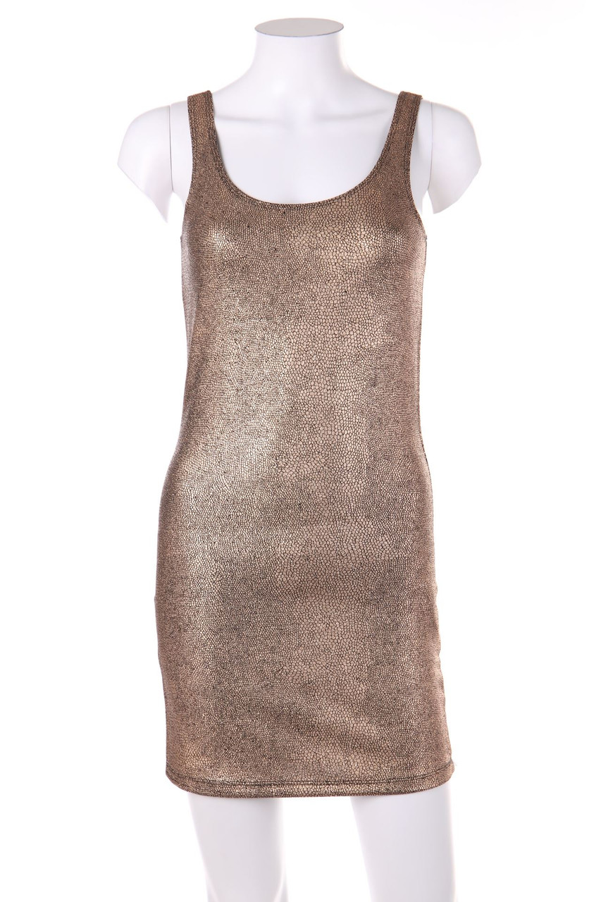 ONLY - Party-Kleid mit Metallic-Effekt - S