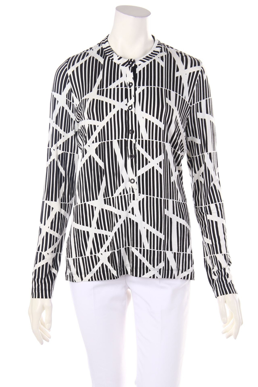 claudia sträter - Longsleeve-Shirt mit Geo-Print - D 40