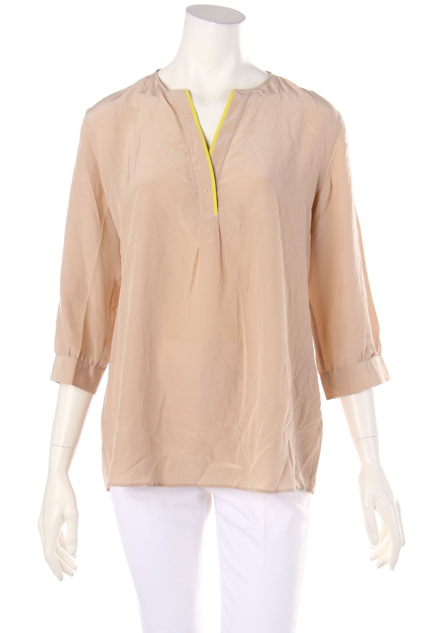 CALIBAN - Tunika-Bluse mit Falten - D 42