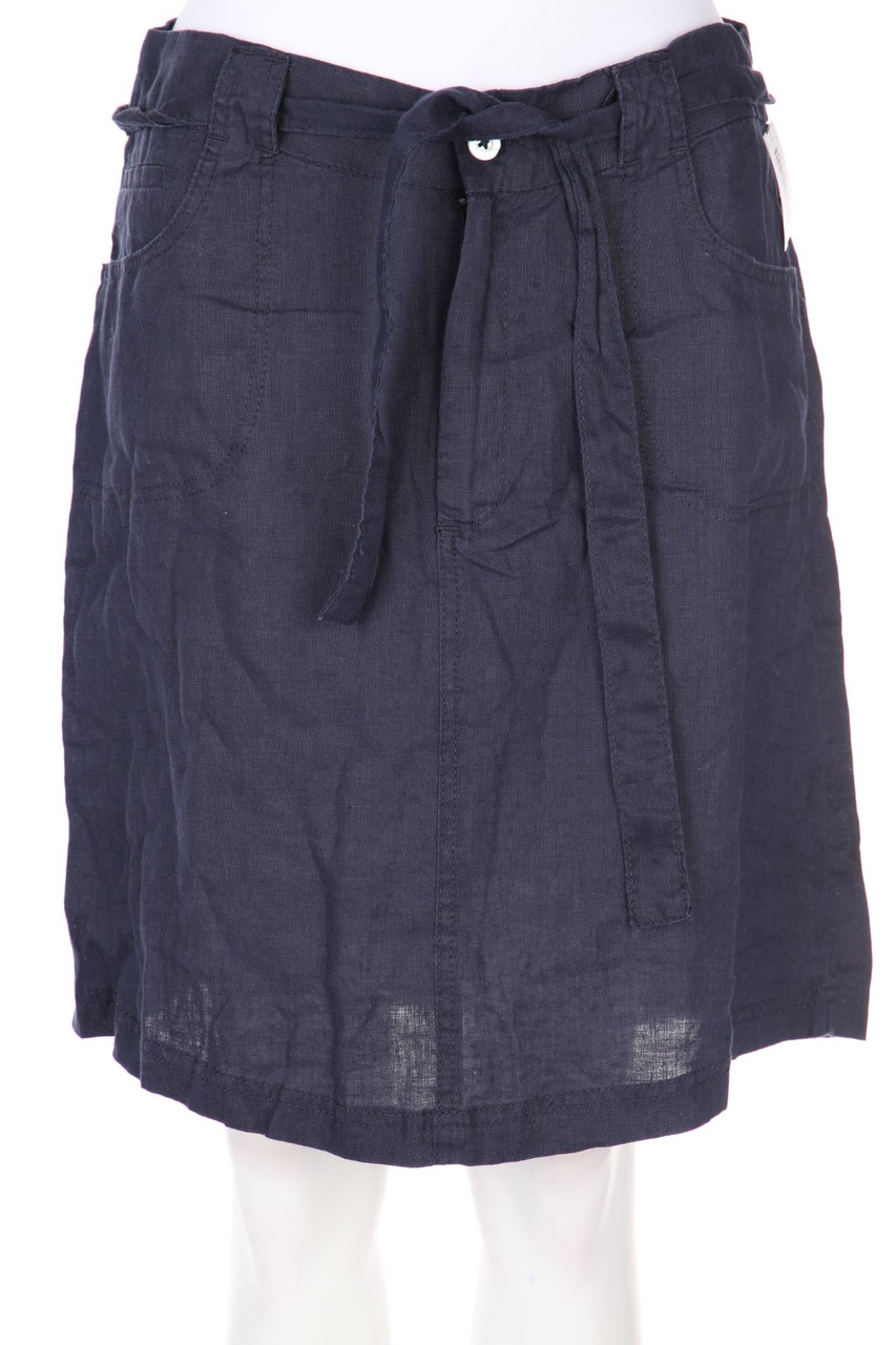 ARTIME - Leinen-Rock mit Gürtel - D 38