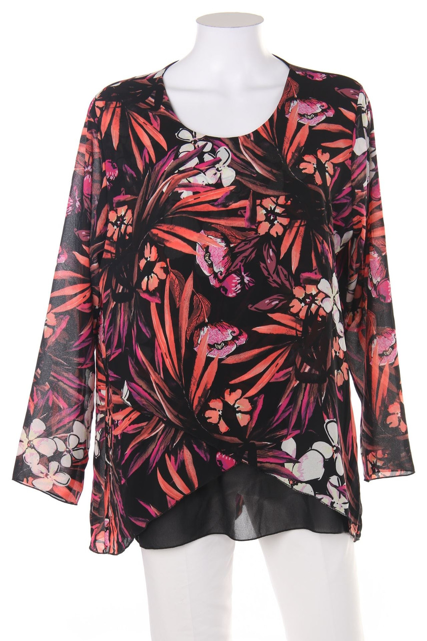 SECONDHAND - Bluse aus Viskose-Mix mit floralem Muster - L