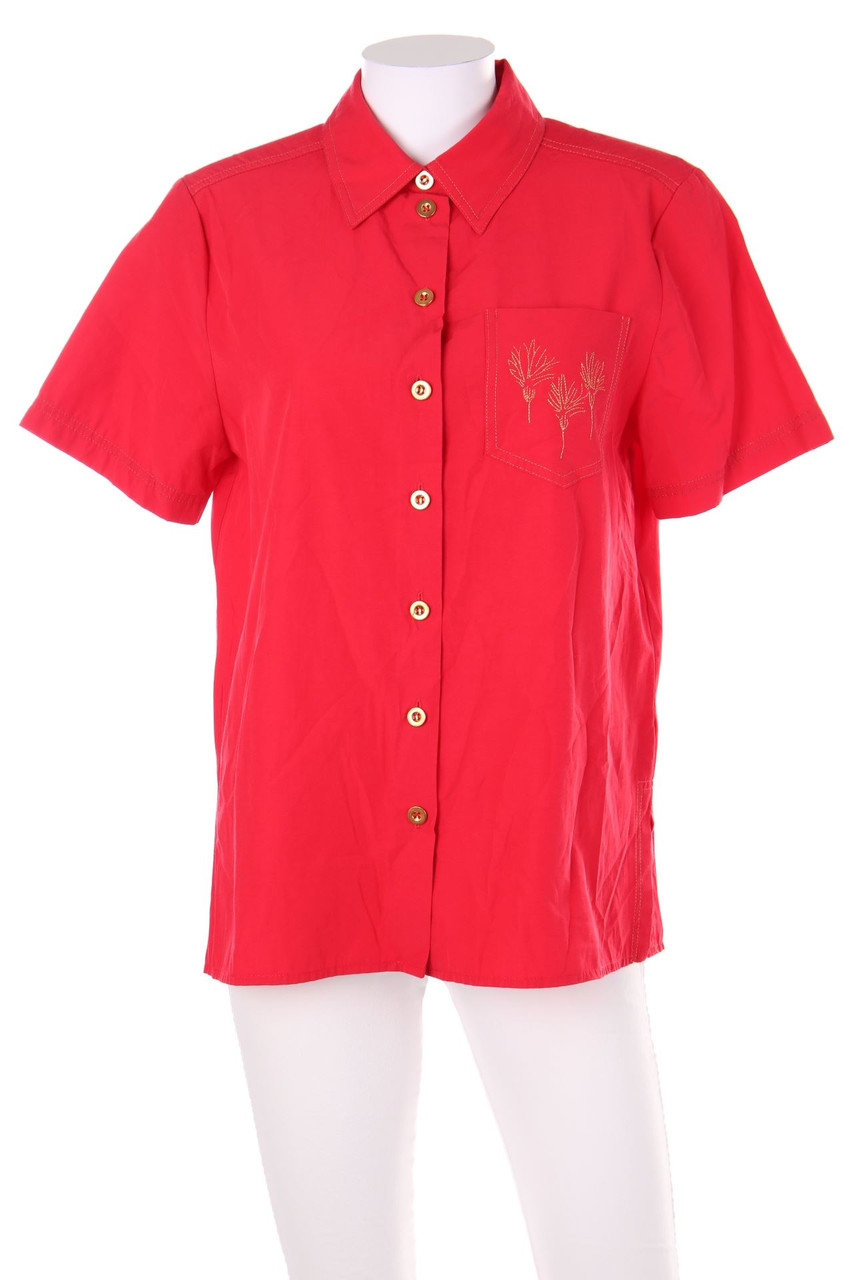 BARISAL - Hemd-Bluse mit kurzem Ärmel mit Stickereien - D 40