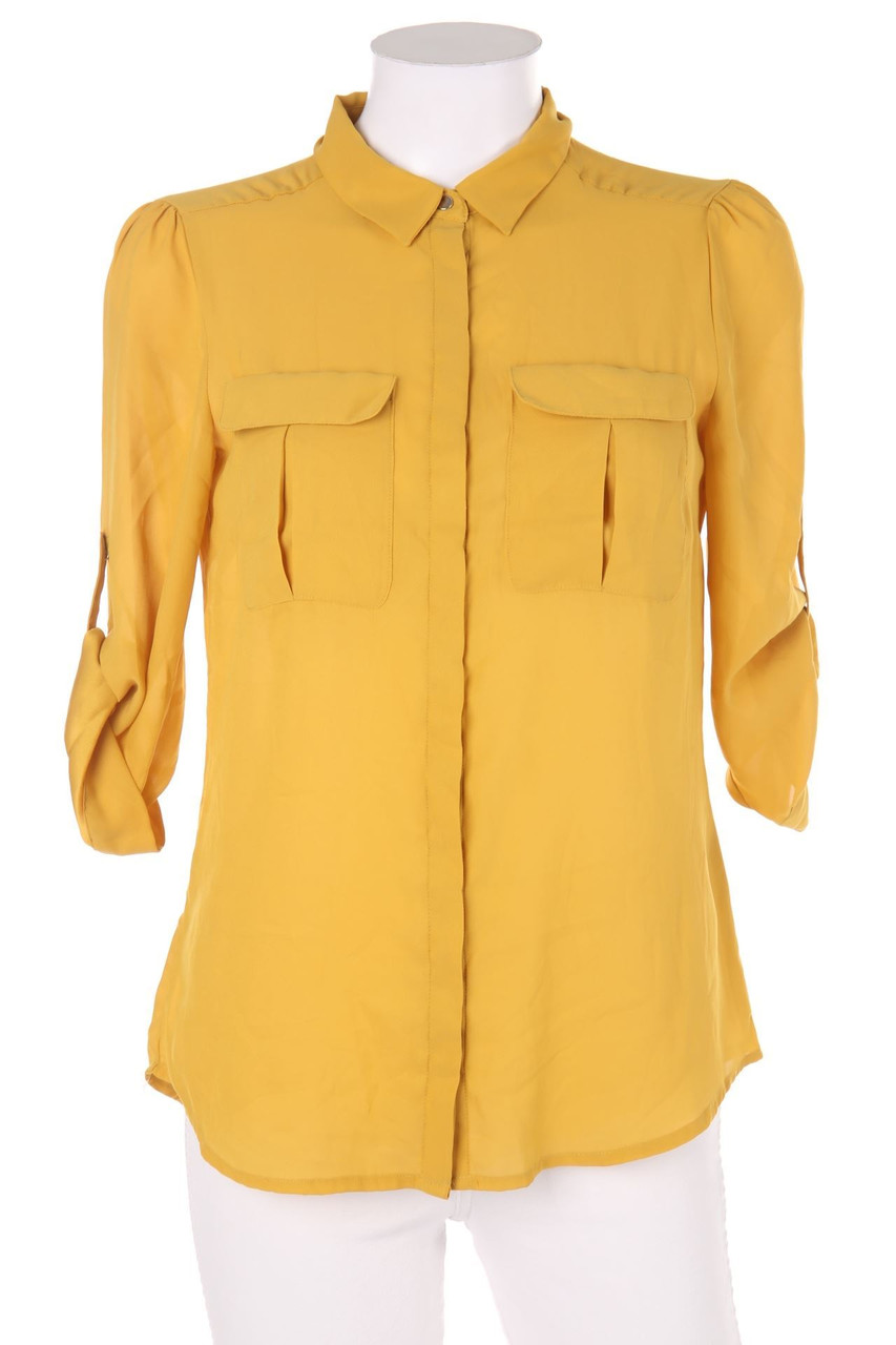 H&M - Bluse mit 3/4-Ärmel mit aufgesetzten Taschen - D 36