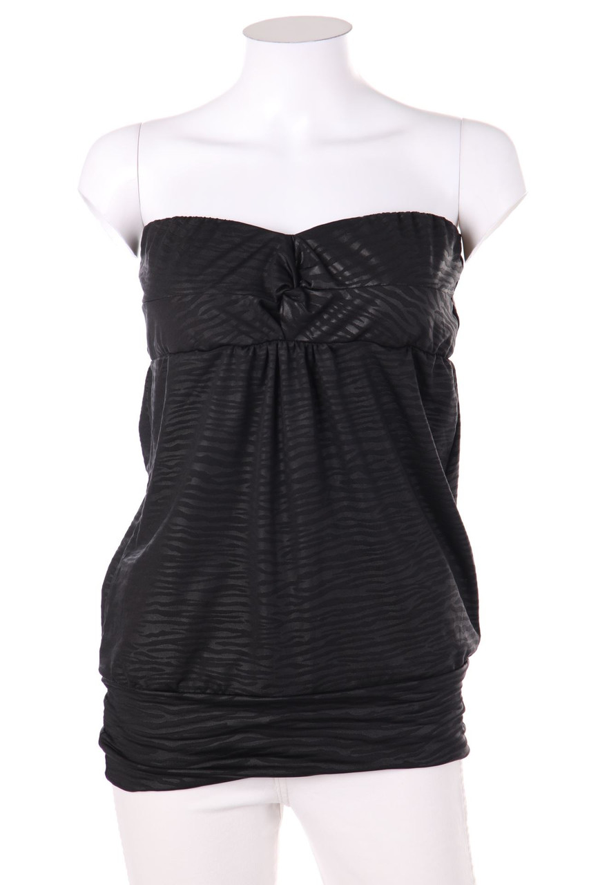 crazy world - Top mit Gummizug - M