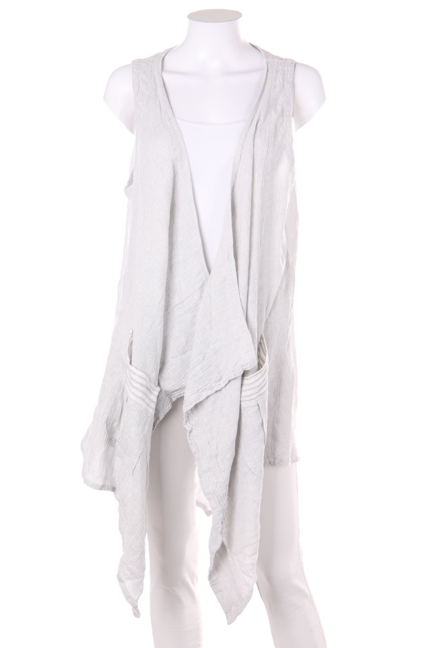 animale - Oversize-Leinen-Weste - D 36