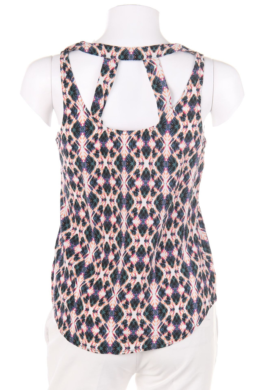 zebra - Top aus Viskose mit Print - S