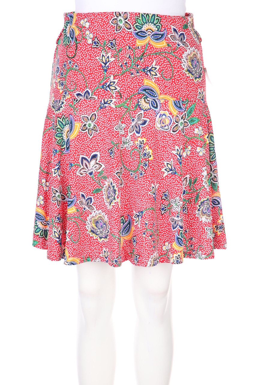 Ohne Label - Rock mit floralem Muster - D 36-38