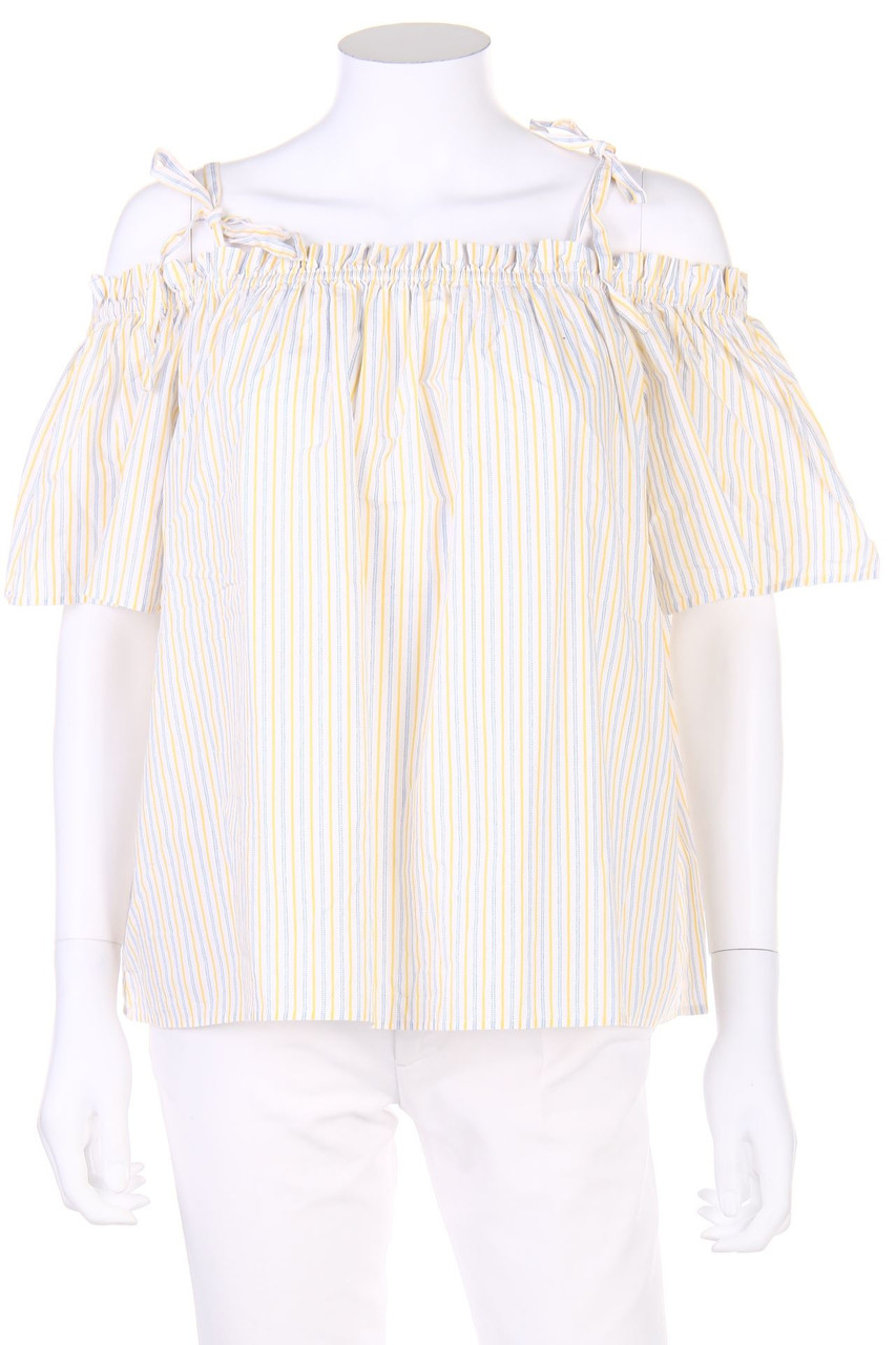 H&M - Carmen-Bluse mit Streifen - D 44