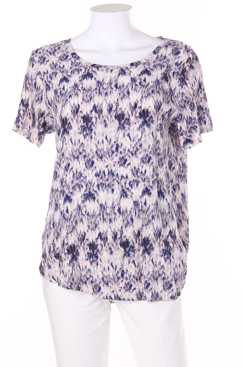 Street One - Kurzarm-Bluse mit Muster - D 40