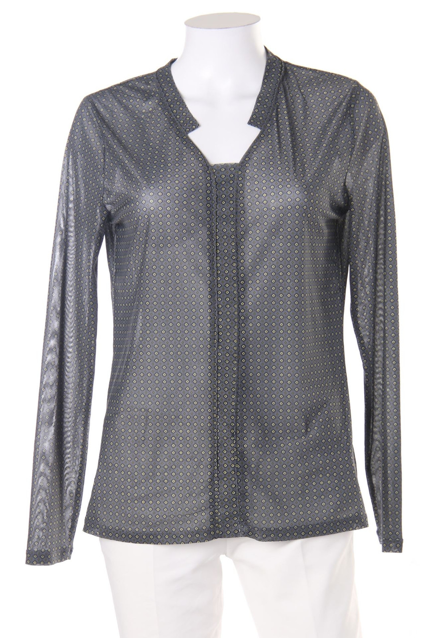 manguun - Bluse mit Muster - D 38