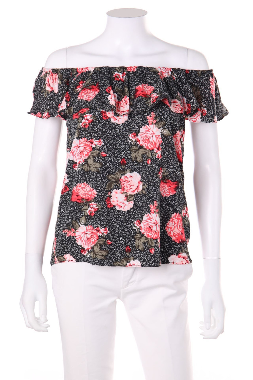 TALLY WEiJL - Carmen-Bluse mit floralem Muster - D 38