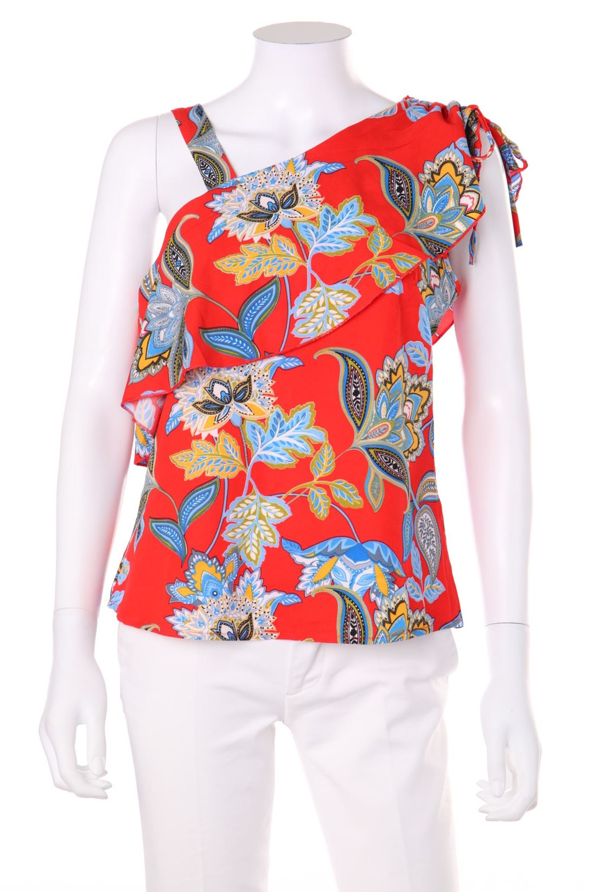 SECONDHAND - Top mit floralem Muster - XS