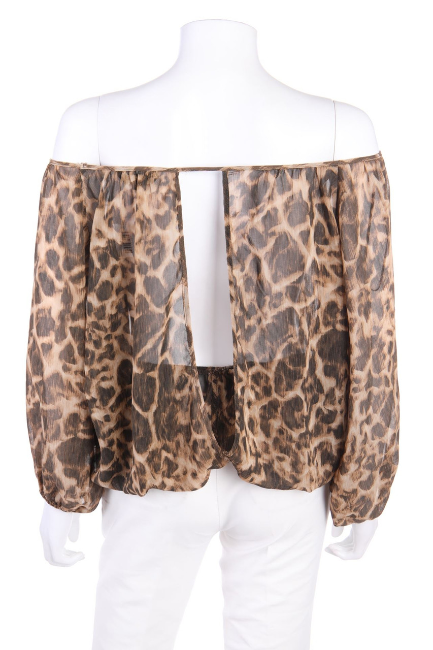 NEW LOOK - Bluse mit Leo-Print - D 36