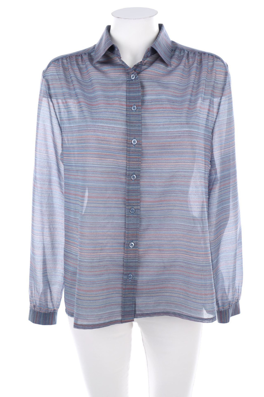 VINTAGE - Hemd-Bluse mit Streifen - D 44