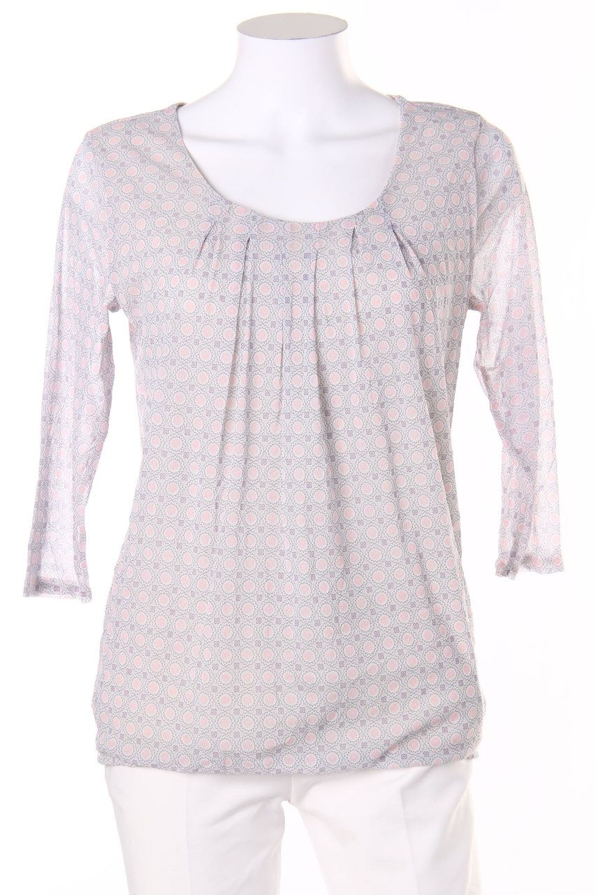 s.Oliver - Bluse mit 3/4-Ärmel mit Muster - D 38