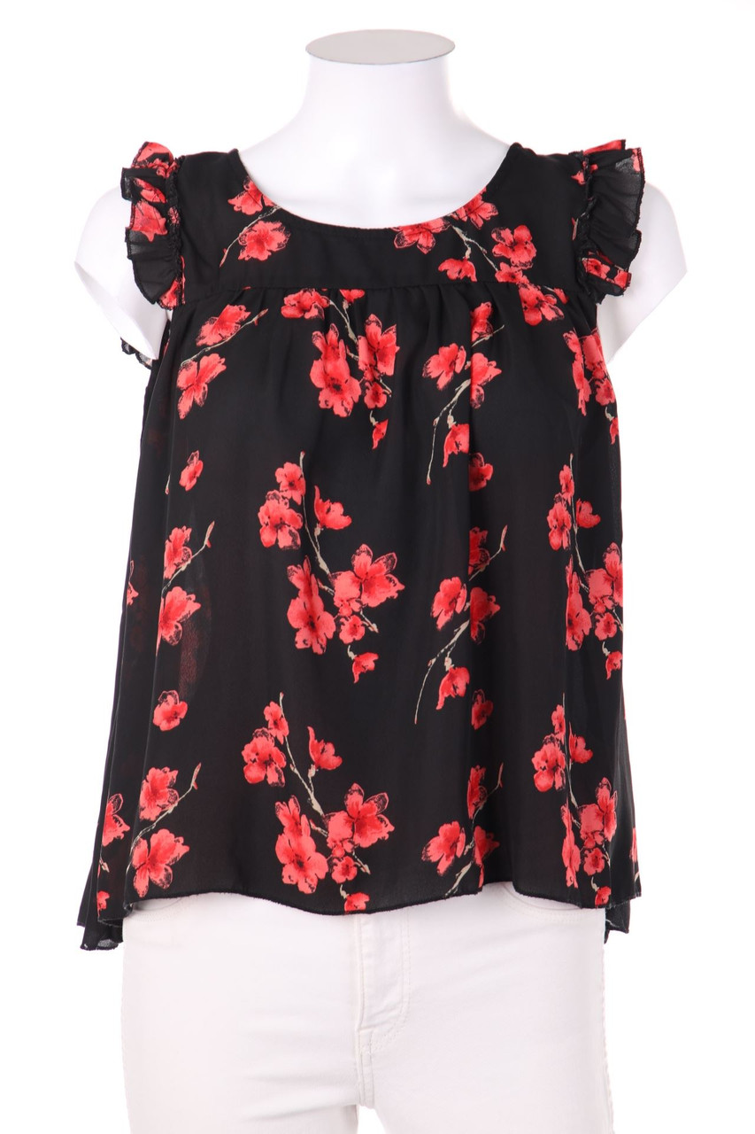 Parisian Collection - Blusentop mit floralem Muster - D 34