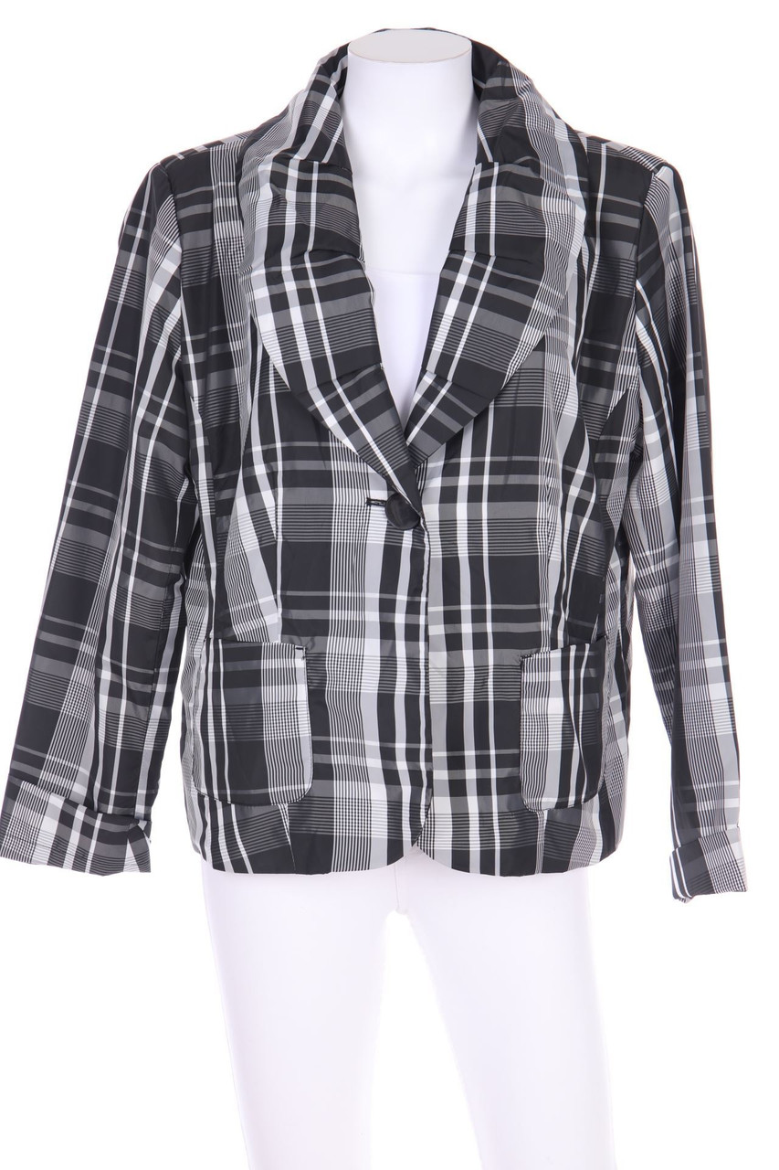 SECONDHAND - Jacke mit Karo-Muster - D 42