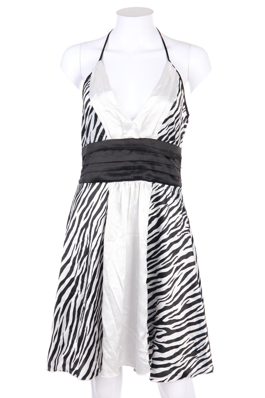 jennifer taylor - Neckholder-Kleid mit Animal-Print - D 40