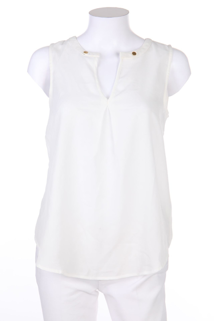 Sfera - Blusentop mit Schmuckstein-Applikation - S