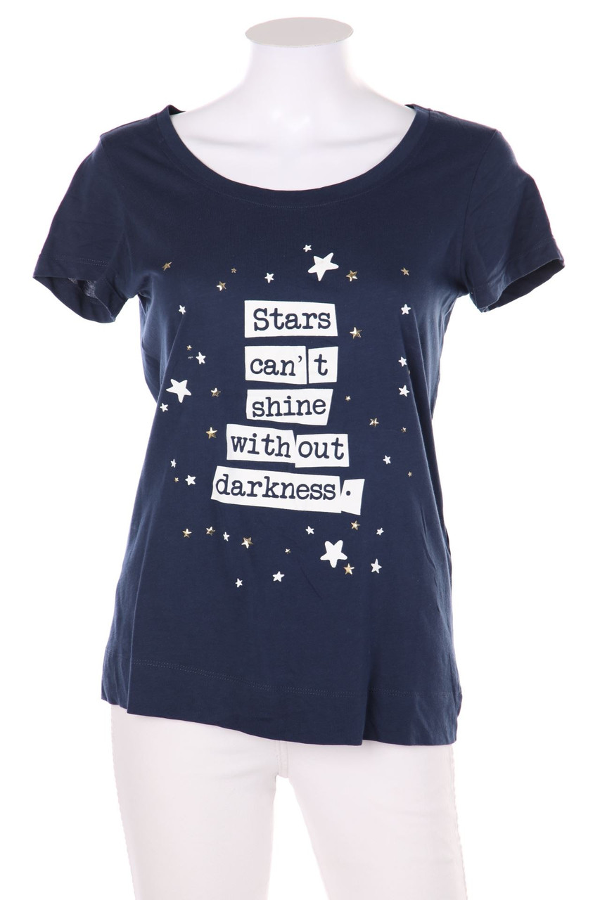 LOVE MOSCHINO - Kurzarm-Shirt mit Statement-Print - S