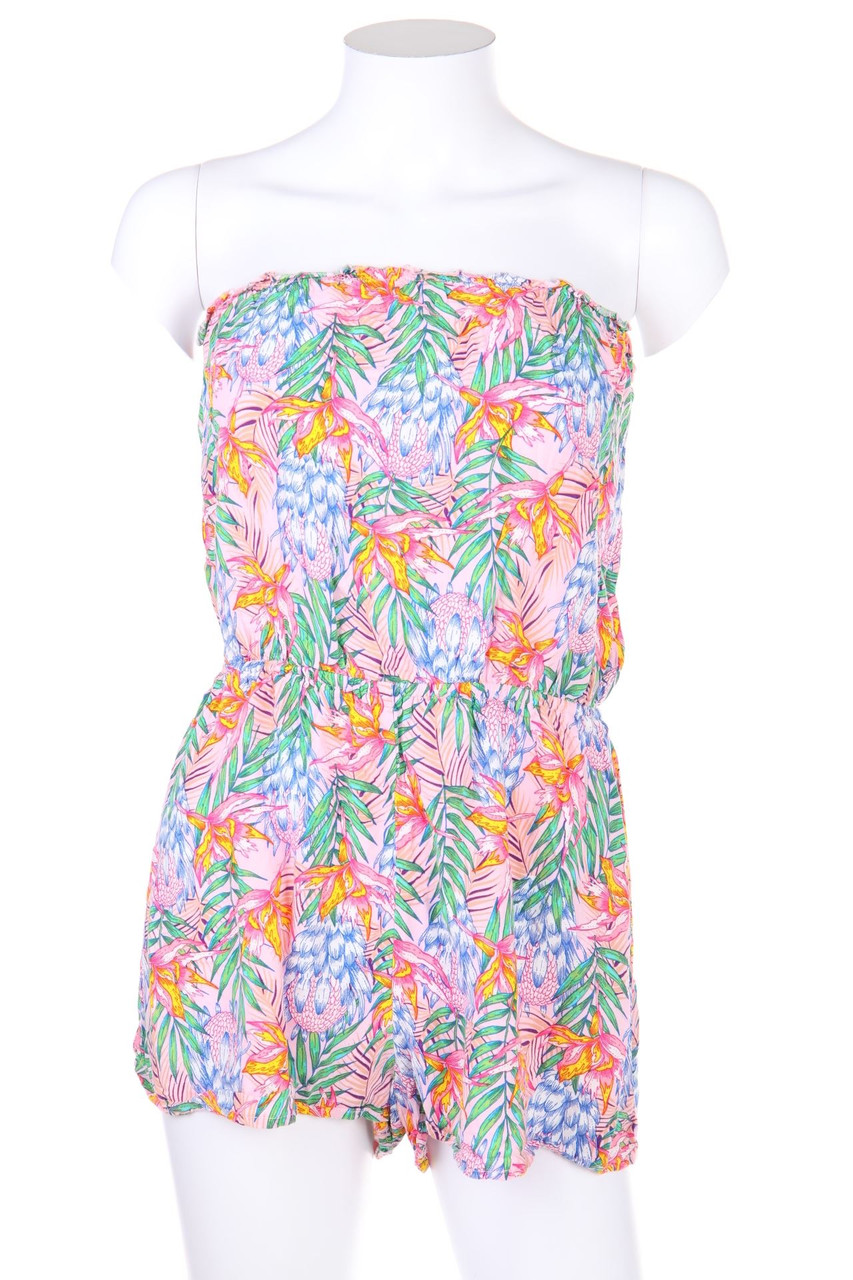 H&M DIVIDED - Playsuit aus Viskose mit floralem Muster - D 38