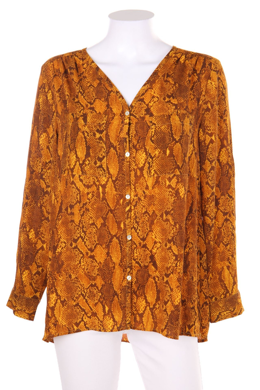 H&M - Print-Bluse mit Roll-up-Manschette - D 34