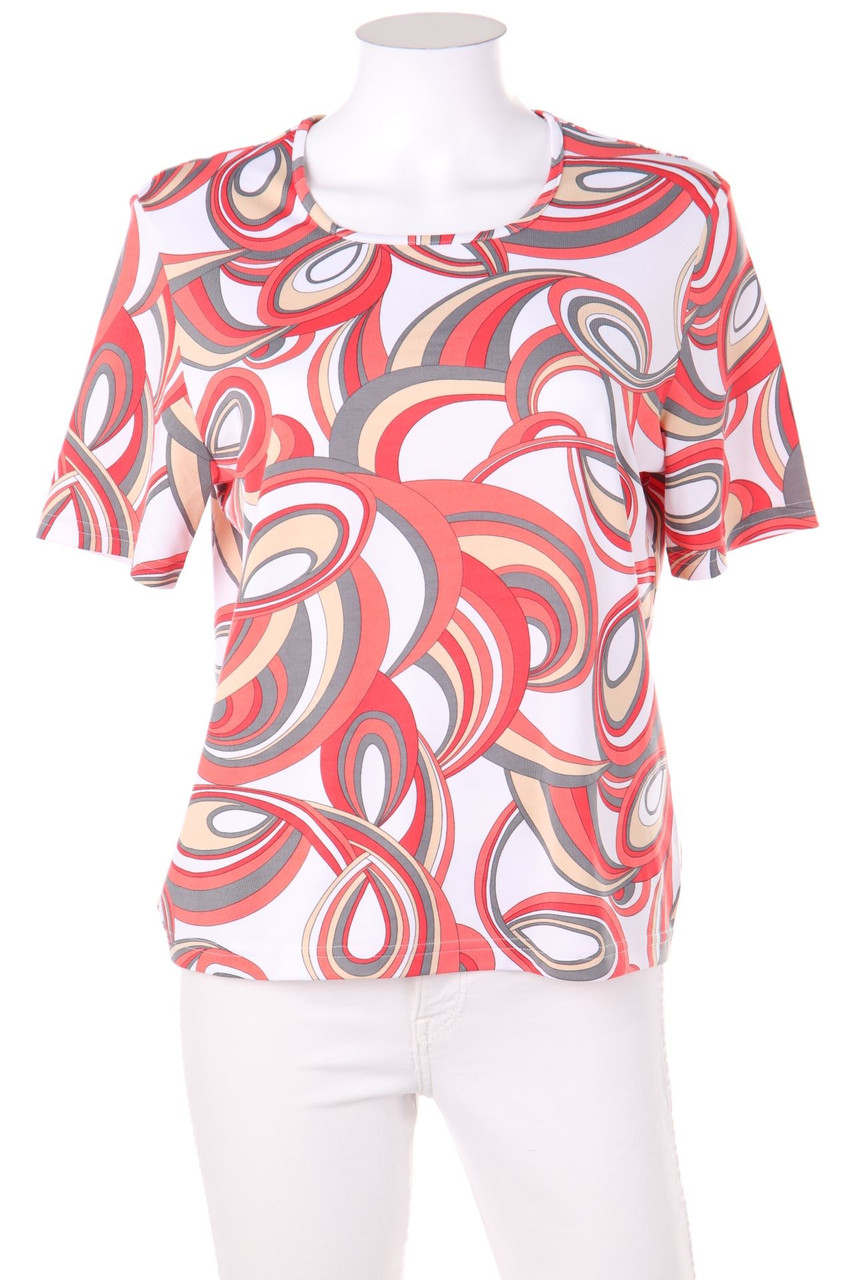 MARCONA - Kurzarm-Shirt mit Muster - D 40