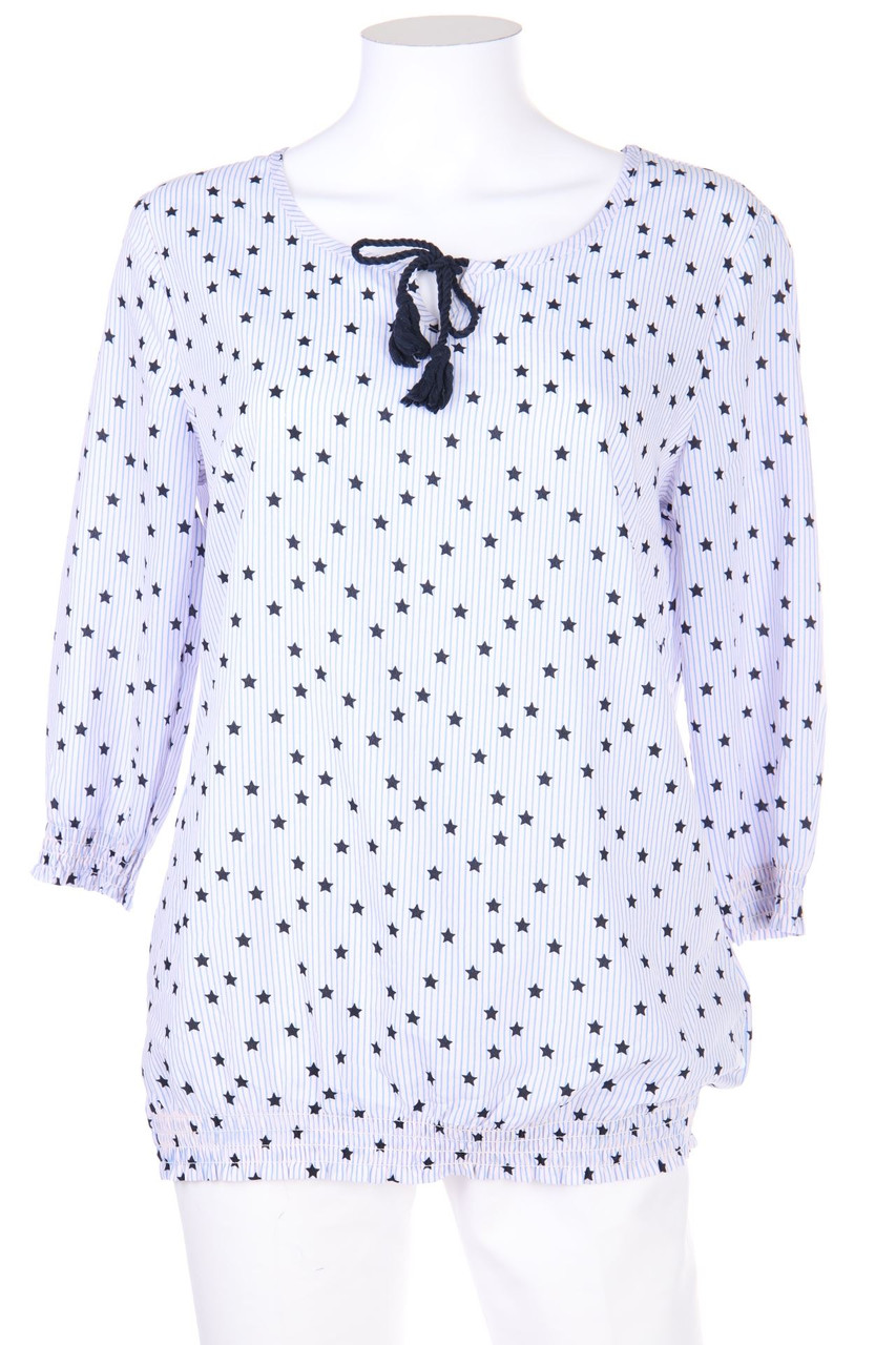 JEAN PASCALE - Bluse mit 3/4-Ärmel mit Print - D 38