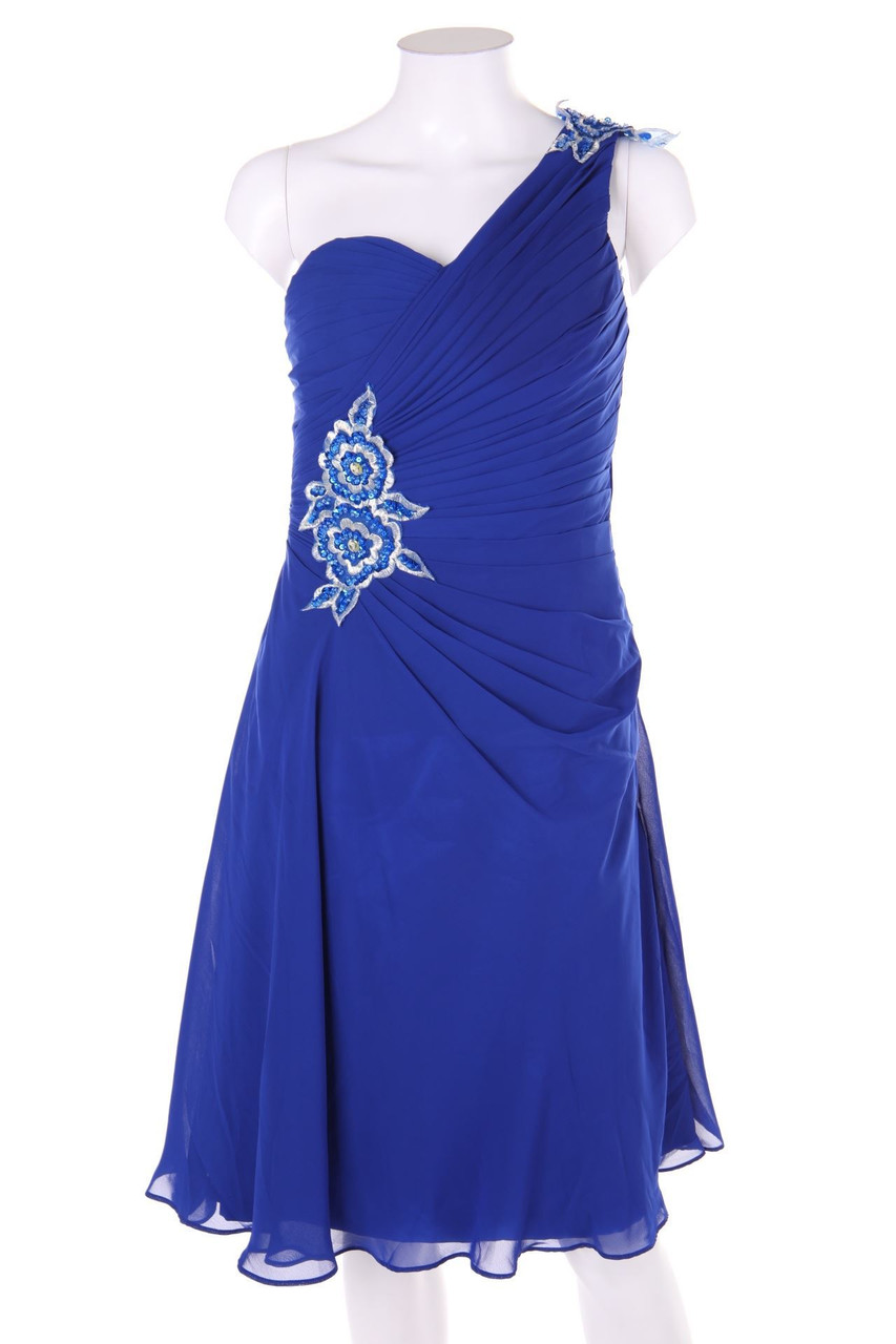 JENJENHOUSE - One Shoulder-One-Shoulder Kleid mit Stickereien - D 36